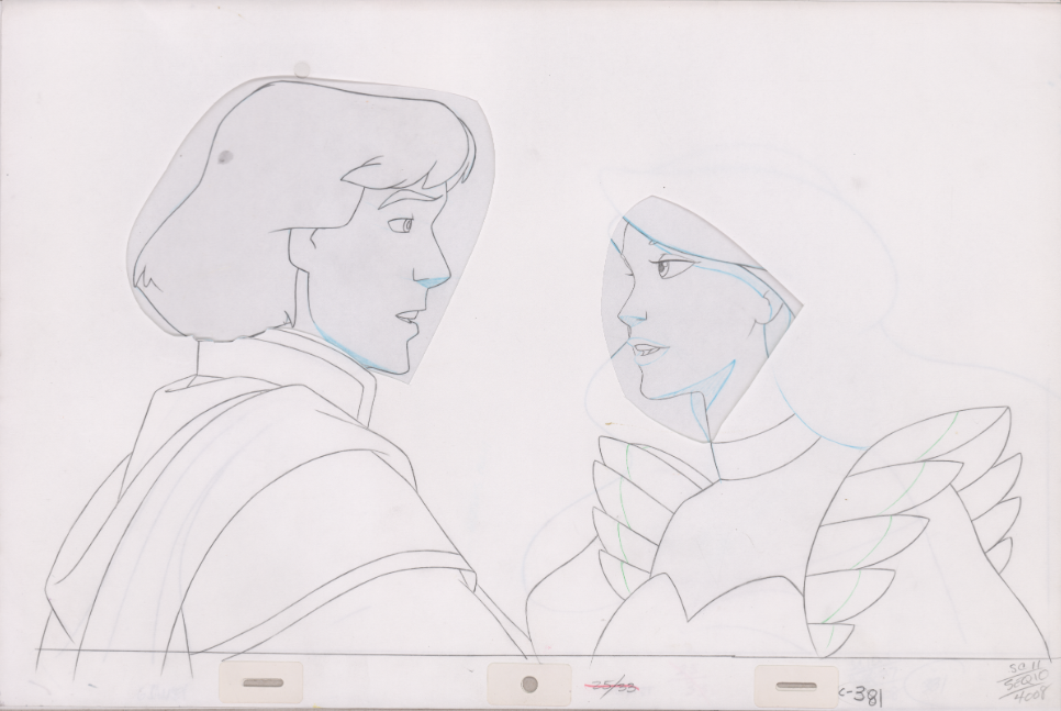 Pencil Art Derek & Odette (Sequence 25-33)