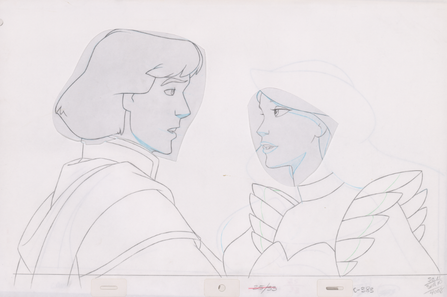 Pencil Art Derek & Odette (Sequence 25-33)
