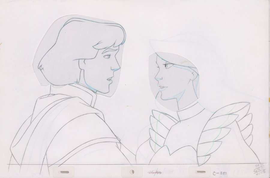 Pencil Art Derek & Odette (Sequence 25-33)