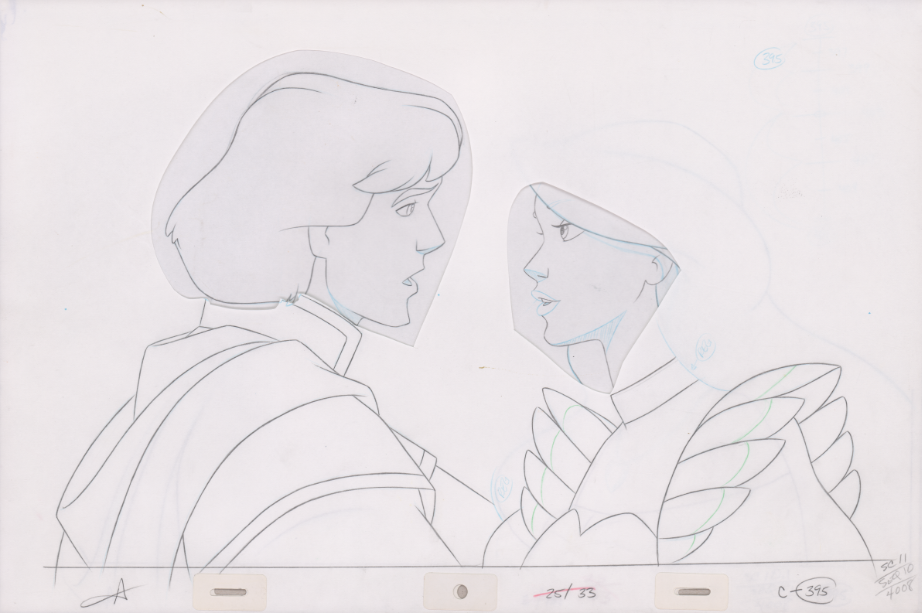 Pencil Art Derek & Odette (Sequence 25-33)