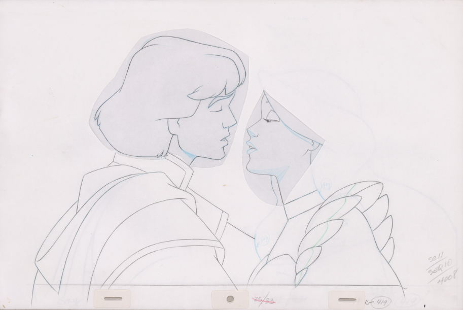 Pencil Art Derek & Odette (Sequence 25-33)