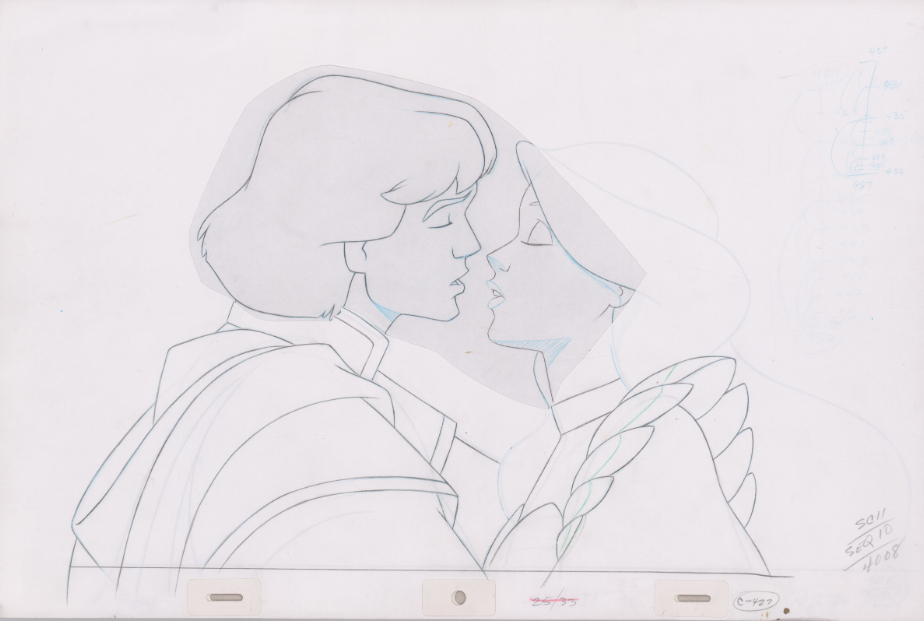 Pencil Art Derek & Odette (Sequence 25-33)