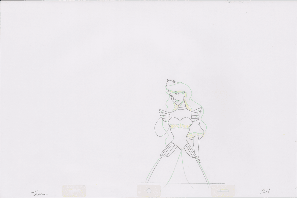 Pencil Art Derek & Odette (Sequence 25-4)