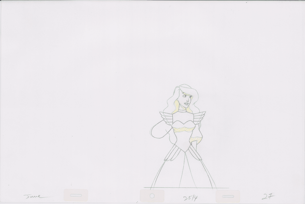 Pencil Art Derek & Odette (Sequence 25-4)