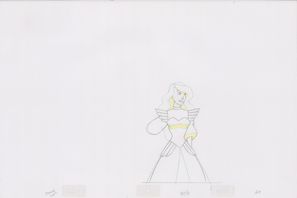 Pencil Art Derek & Odette (Sequence 25-4)