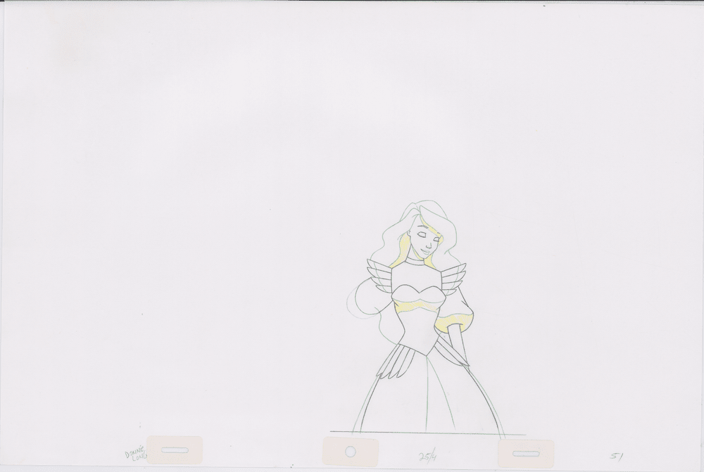 Pencil Art Derek & Odette (Sequence 25-4)