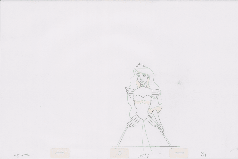 Pencil Art Derek & Odette (Sequence 25-4)