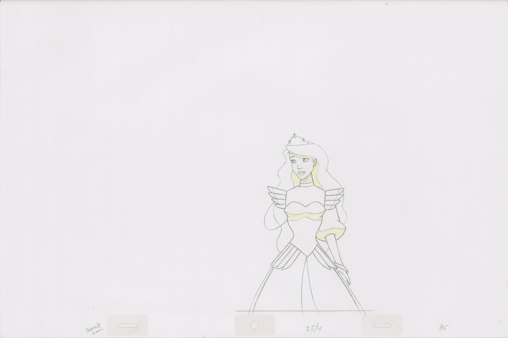 Pencil Art Derek & Odette (Sequence 25-4)