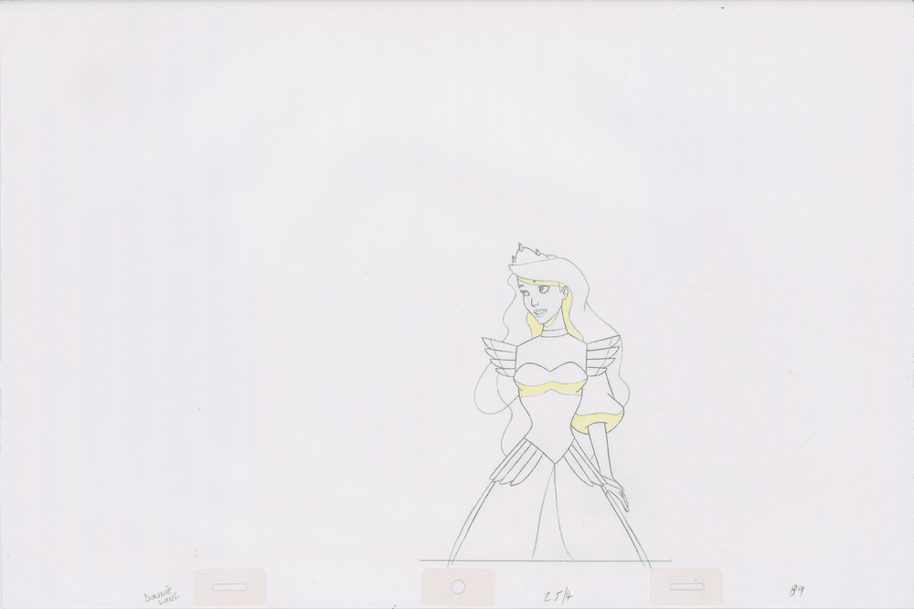 Pencil Art Derek & Odette (Sequence 25-4)