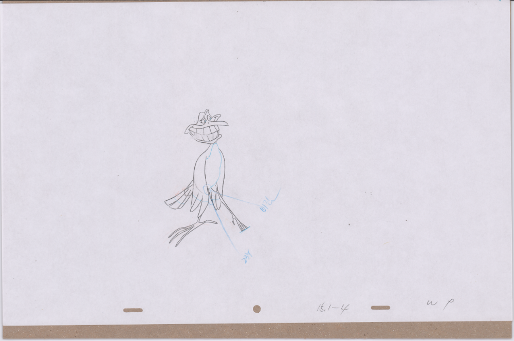 Art Cel Puffin and Whizzer (Swan 3, Sequence 15.1-4)