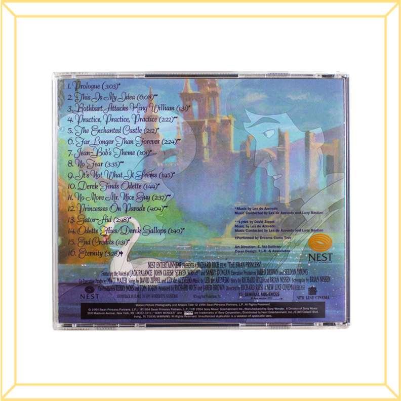 The Swan Princess Soundtrack CD