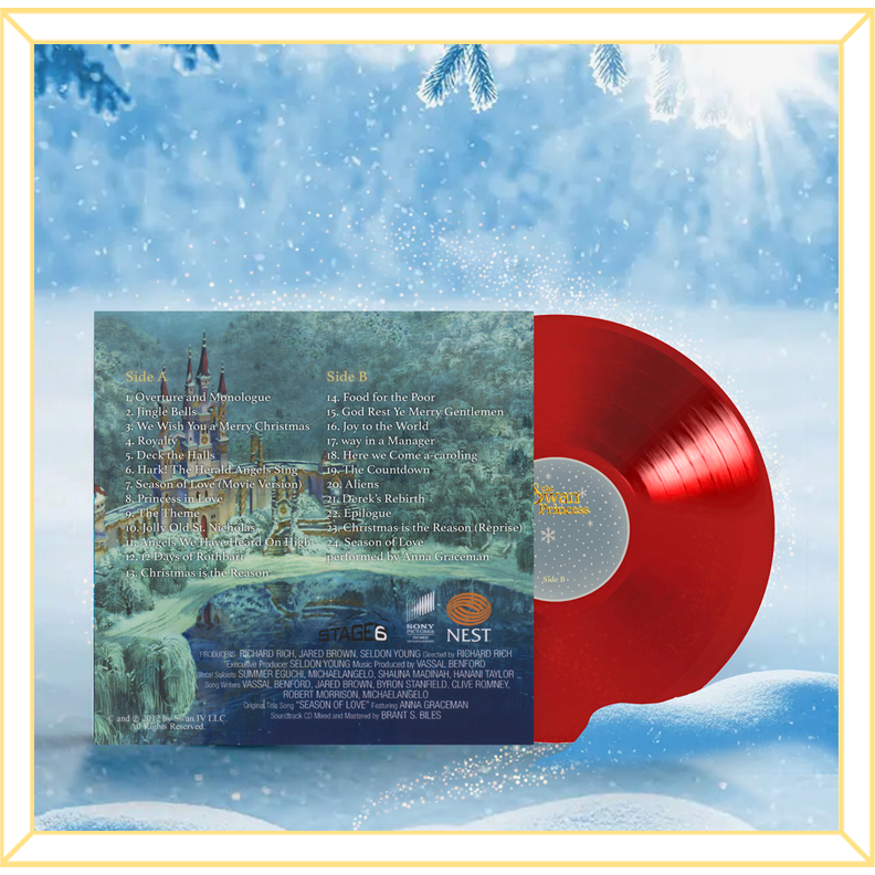 The Swan Princess Christmas Soundtrack Vinyl Record