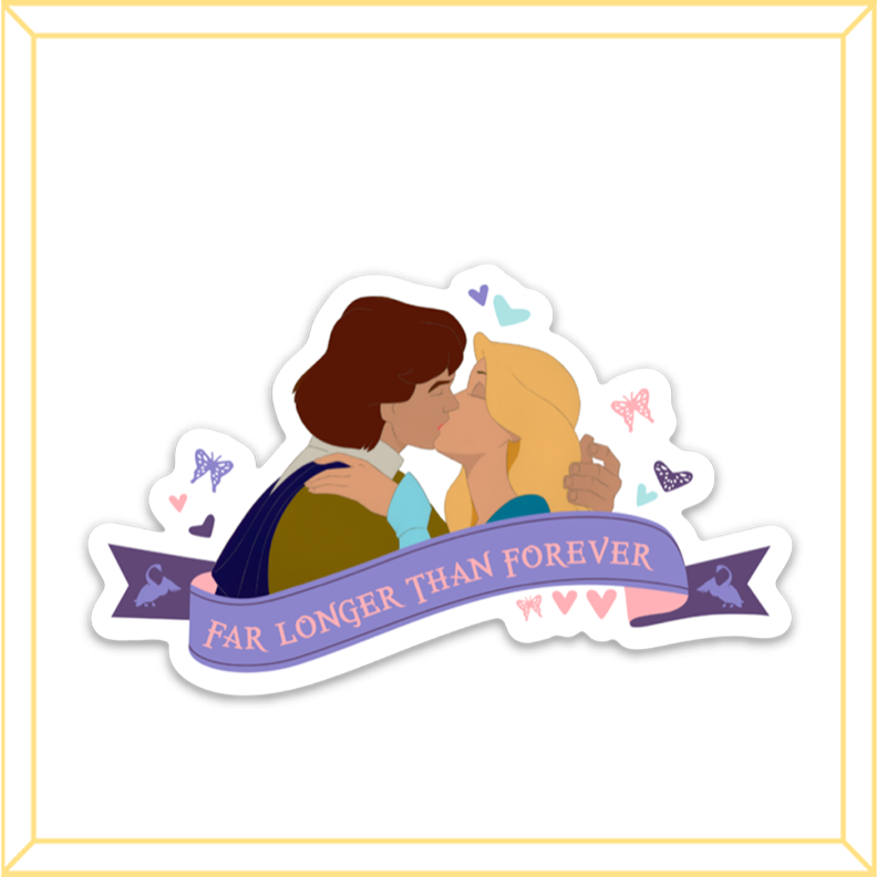 Far Longer Than Forever Vinyl Sticker