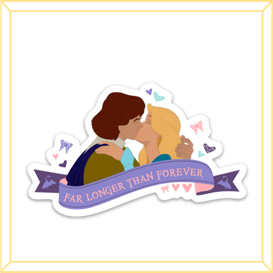 Far Longer Than Forever Vinyl Sticker