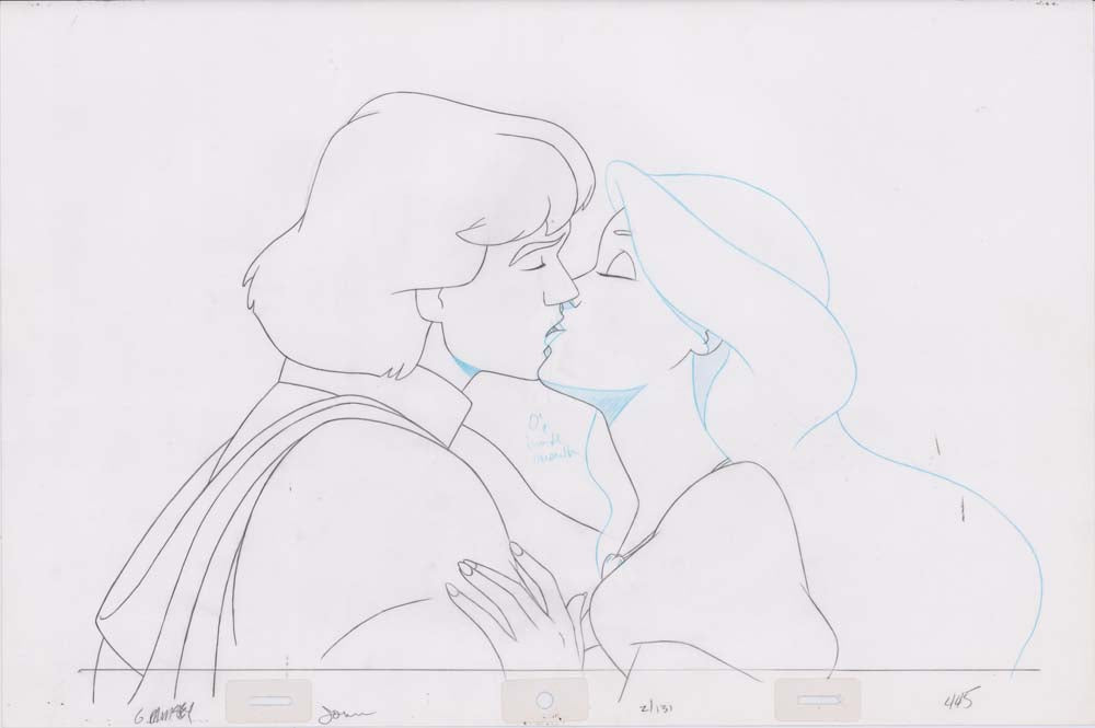 Pencil Art Derek & Odette Kiss (Sequence 2-131)