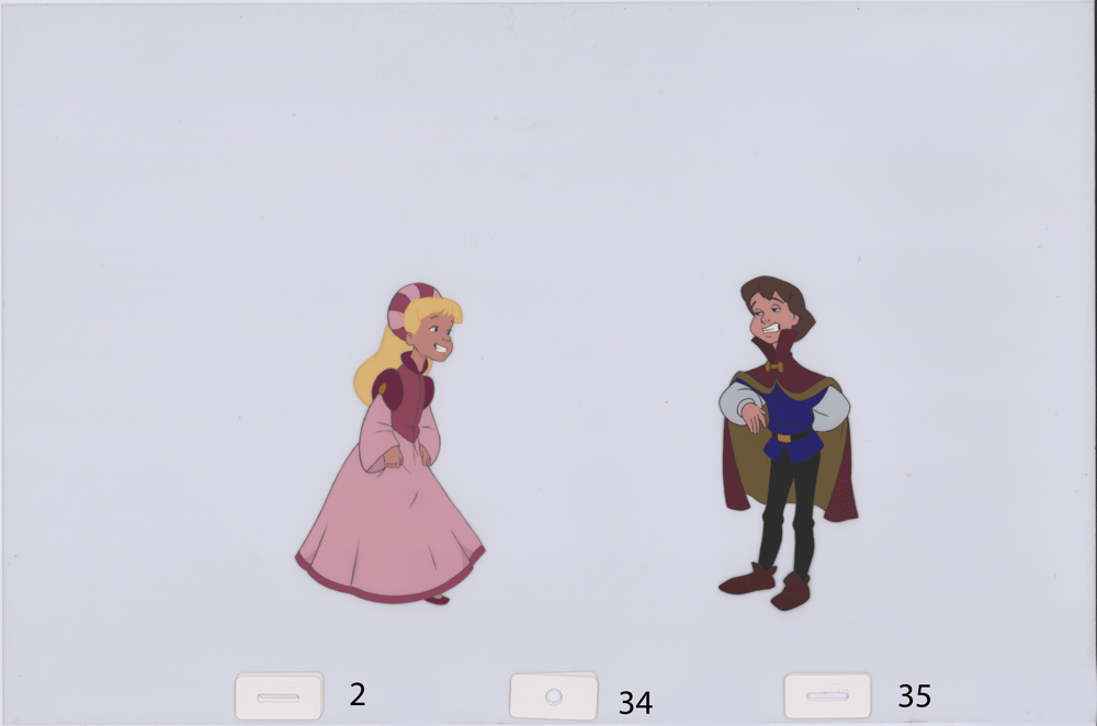 Swan Princess Celluloid Original Hand-Painted Animated Art Cel