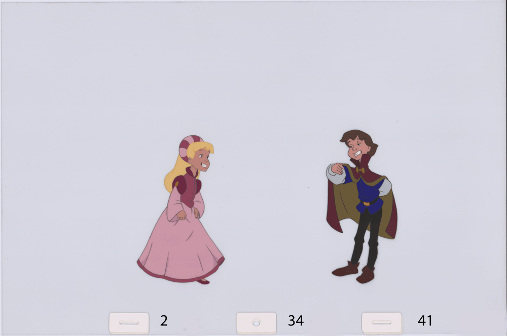 Swan Princess Celluloid Original Hand-Painted Animated Art Cel