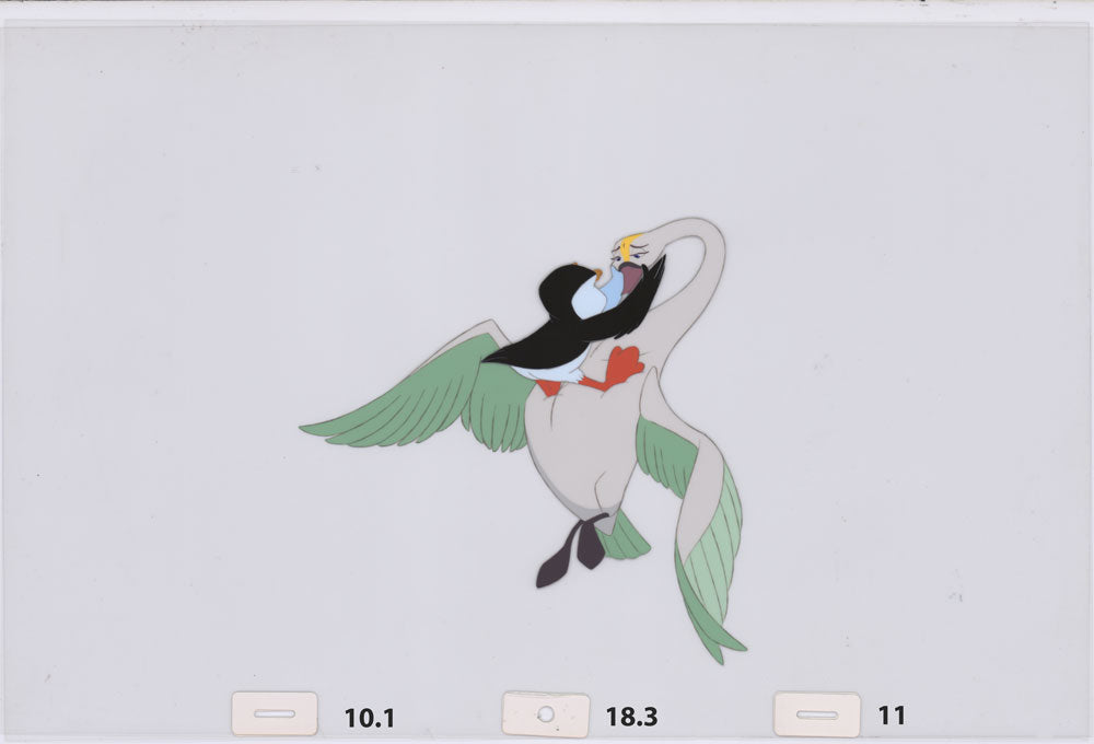 Art Cel Swan and Puffin (Sequence 10.1-18.3)