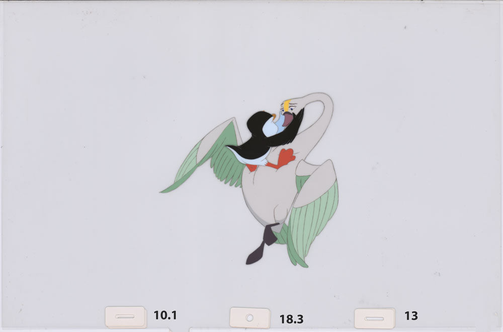 Art Cel Swan and Puffin (Sequence 10.1-18.3)