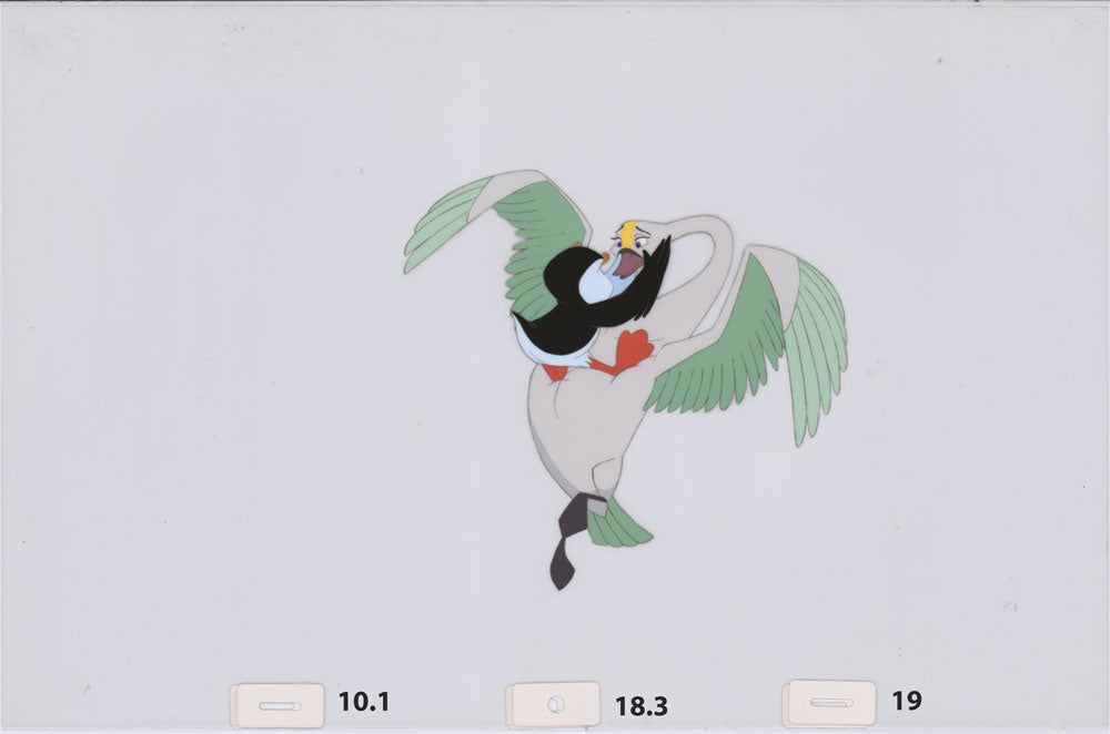 Art Cel Swan and Puffin (Sequence 10.1-18.3)