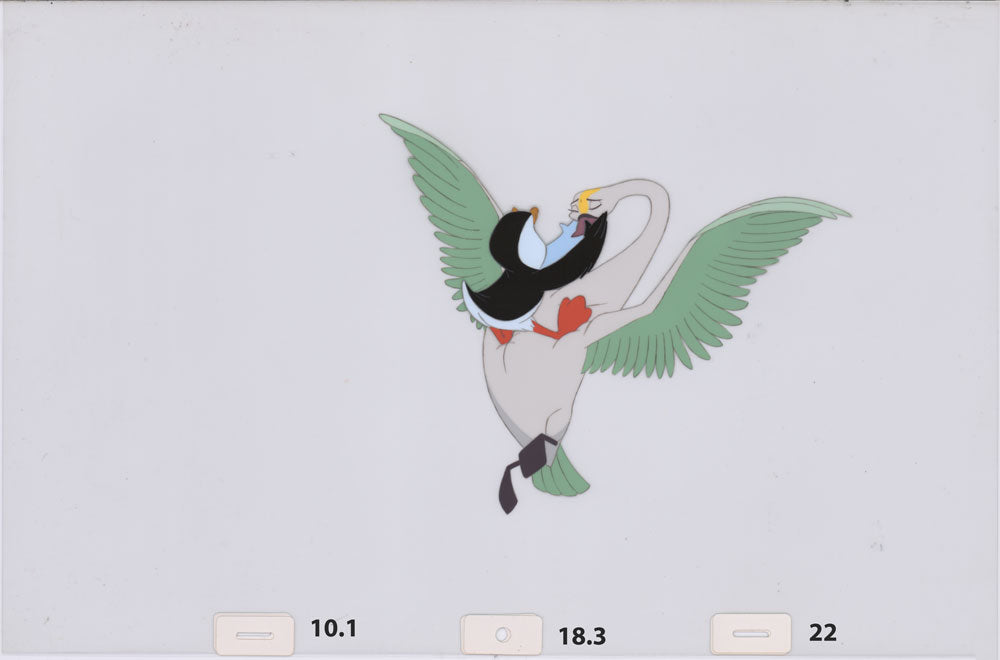 Art Cel Swan and Puffin (Sequence 10.1-18.3)