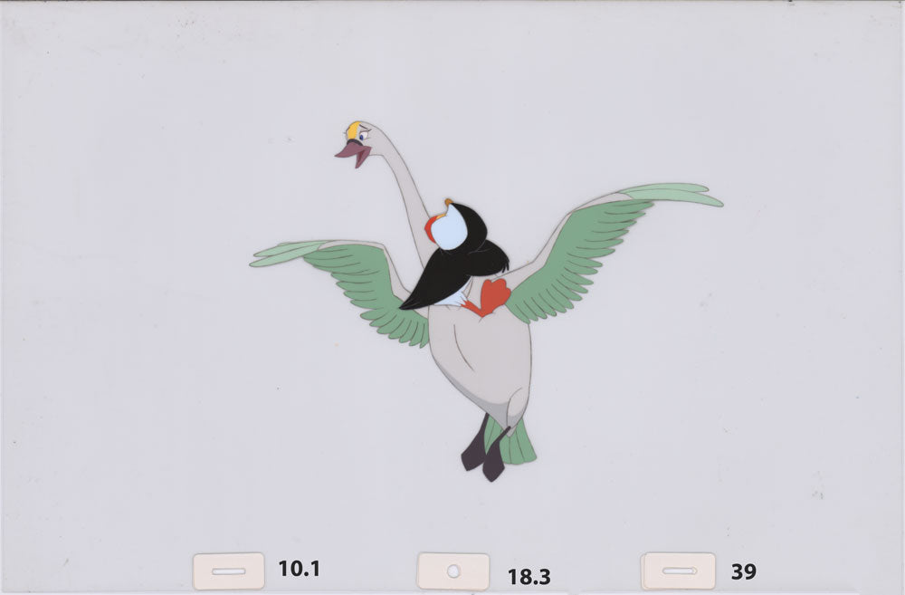 Art Cel Swan and Puffin (Sequence 10.1-18.3)