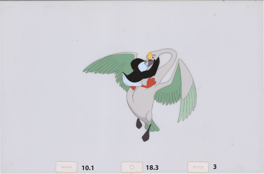 Art Cel Swan and Puffin (Sequence 10.1-18.3)