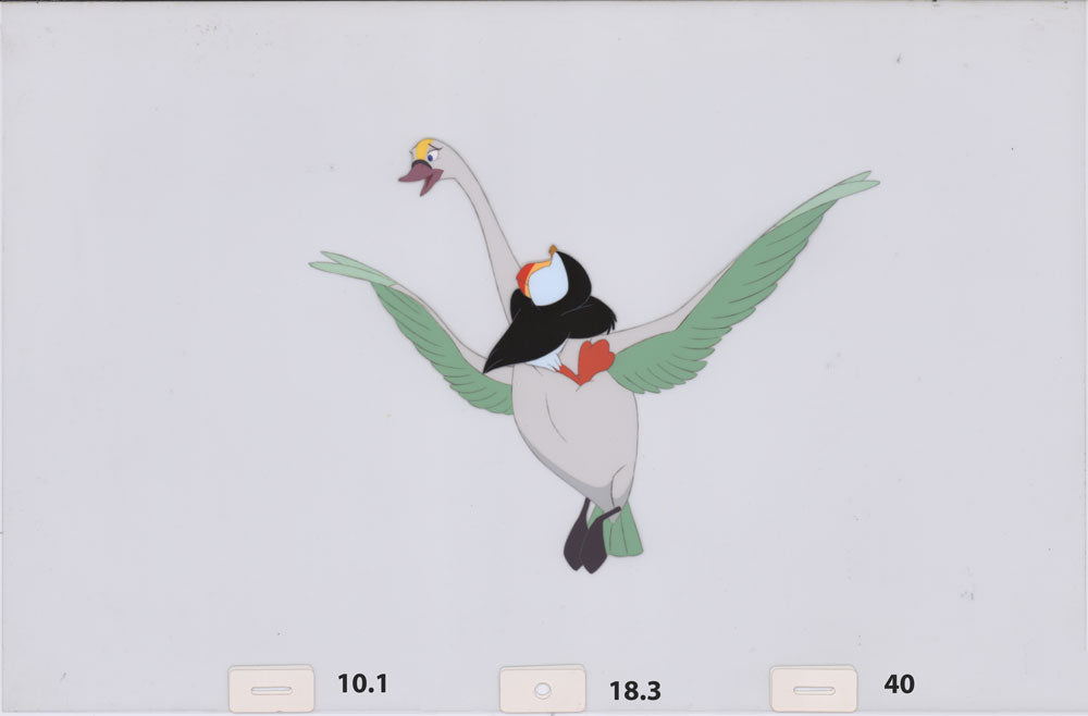 Art Cel Swan and Puffin (Sequence 10.1-18.3)