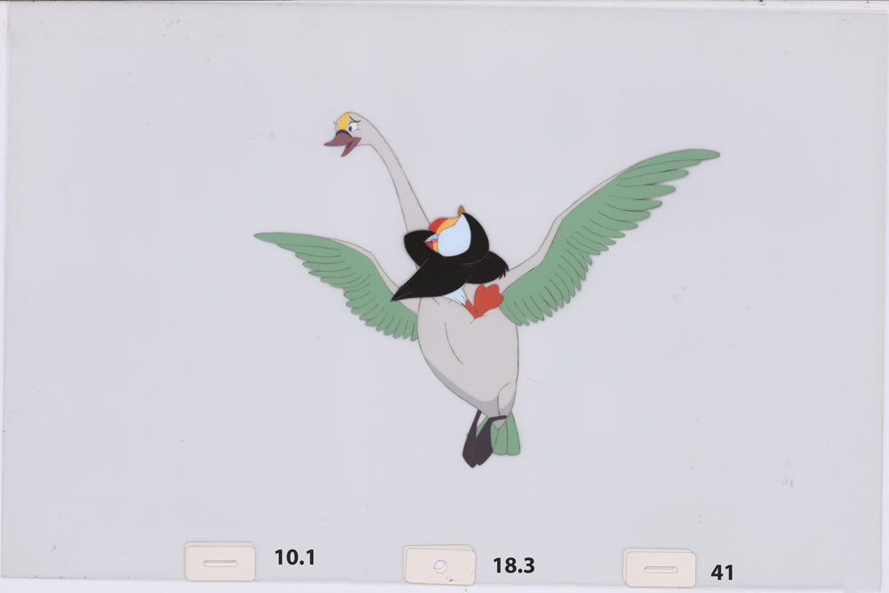 Art Cel Swan and Puffin (Sequence 10.1-18.3)