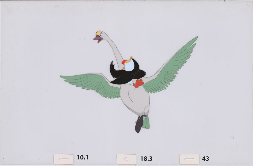 Art Cel Swan and Puffin (Sequence 10.1-18.3)