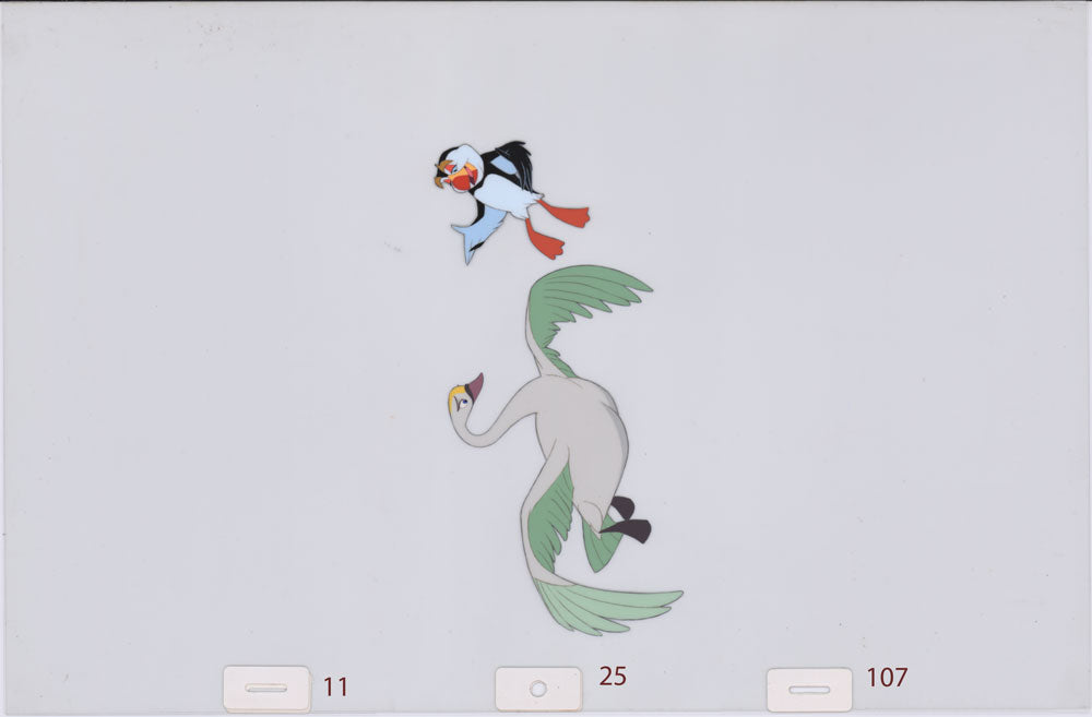 Art Cel Swan and Puffin (Sequence 11-25)