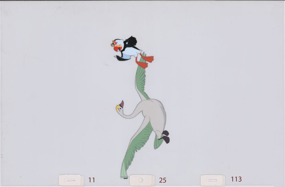 Art Cel Swan and Puffin (Sequence 11-25)