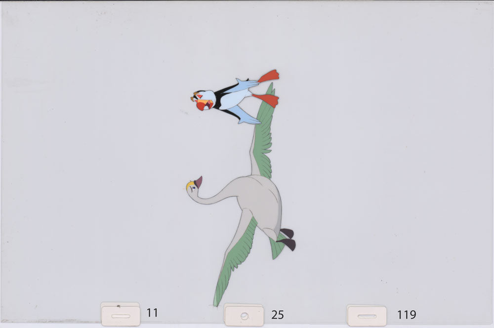 Art Cel Swan and Puffin (Sequence 11-25)