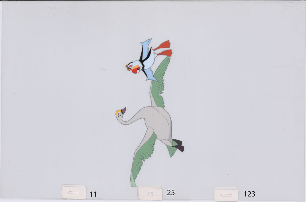 Art Cel Swan and Puffin (Sequence 11-25)