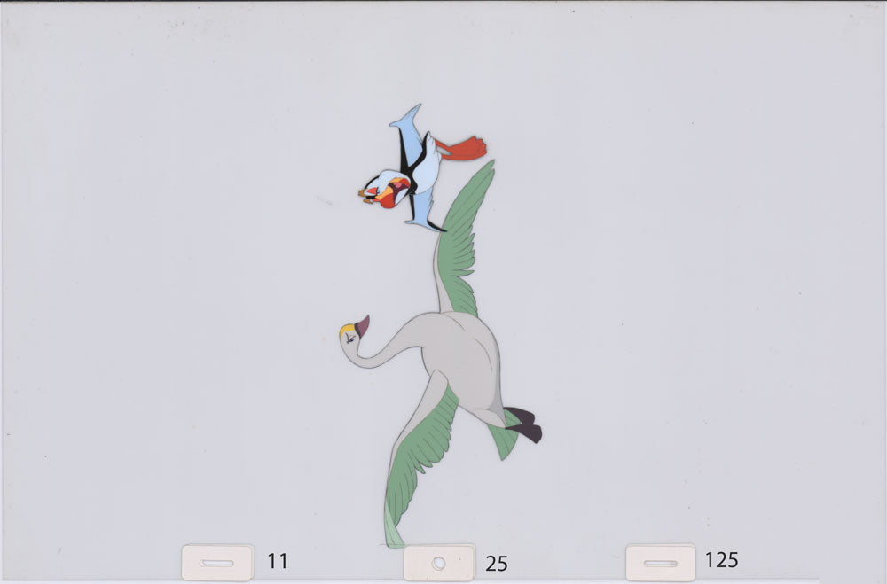 Art Cel Swan and Puffin (Sequence 11-25)