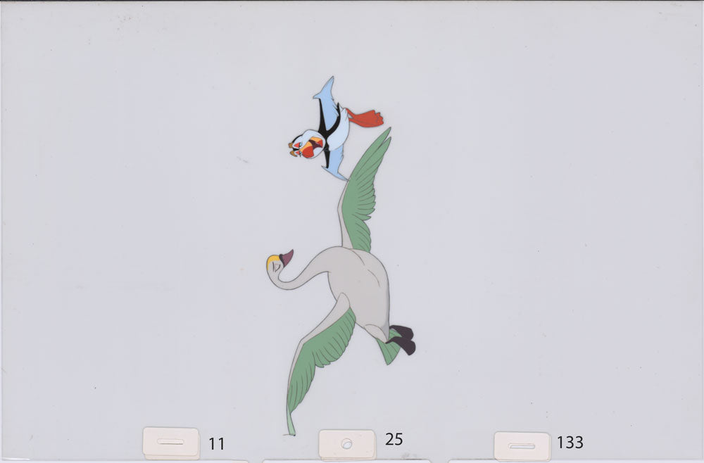 Art Cel Swan and Puffin (Sequence 11-25)