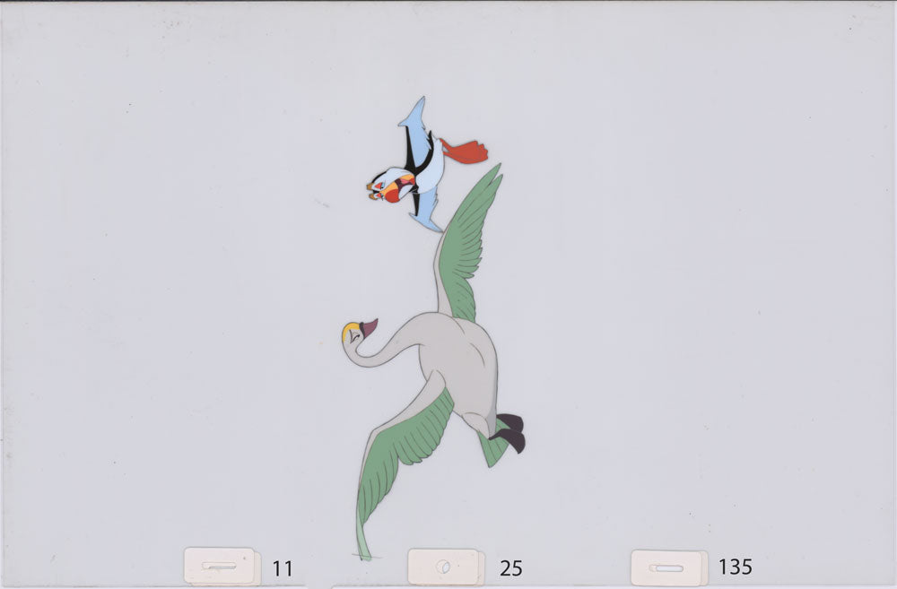 Art Cel Swan and Puffin (Sequence 11-25)