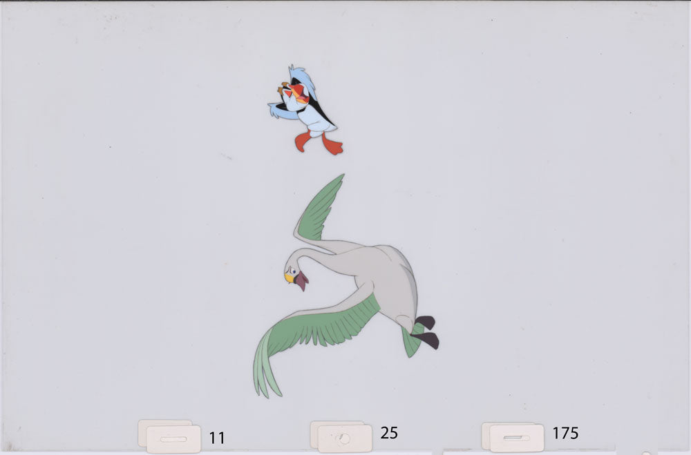 Art Cel Swan and Puffin (Sequence 11-25)