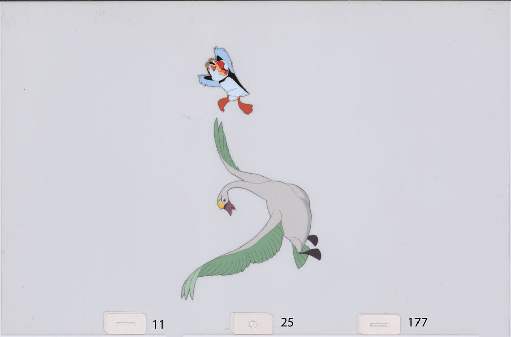 Art Cel Swan and Puffin (Sequence 11-25)