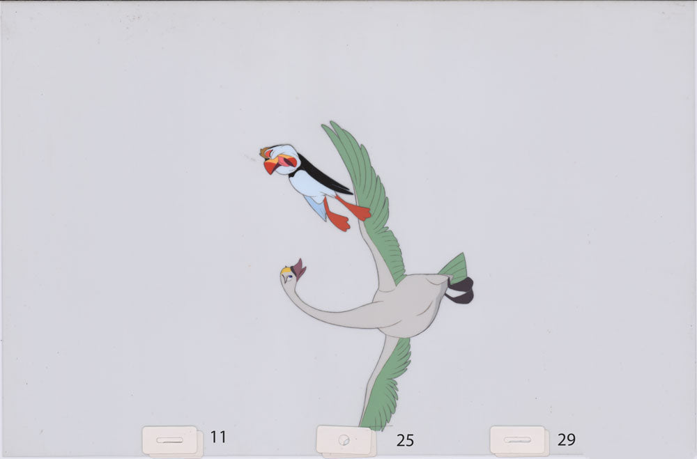 Art Cel Swan and Puffin (Sequence 11-25)