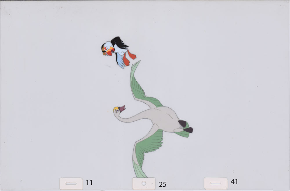 Art Cel Swan and Puffin (Sequence 11-25)