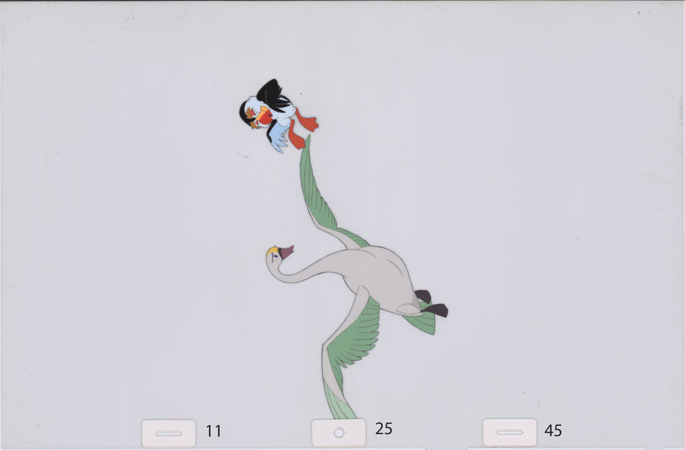 Art Cel Swan and Puffin (Sequence 11-25)