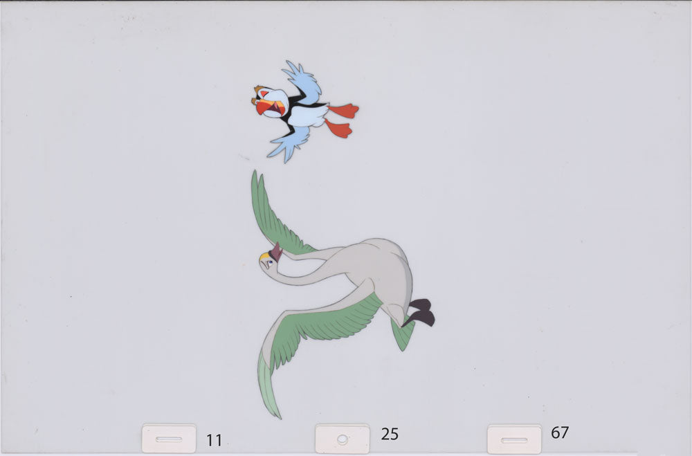 Art Cel Swan and Puffin (Sequence 11-25)