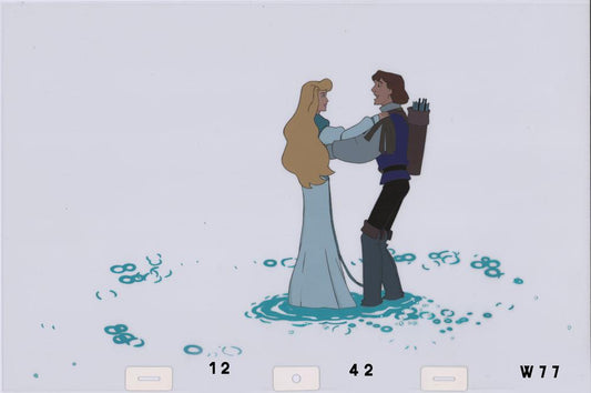 Swan Princess Celluloid Original Hand-Painted Animated Art Cel