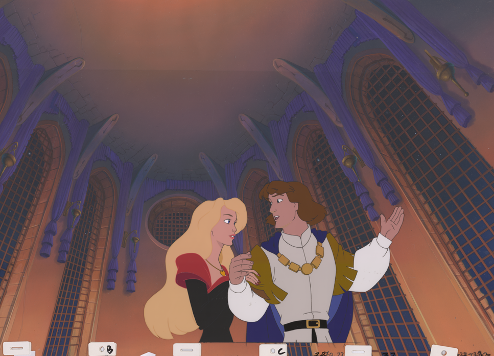 Swan Princess Celluloid Original Hand-Painted Animated Art Cel