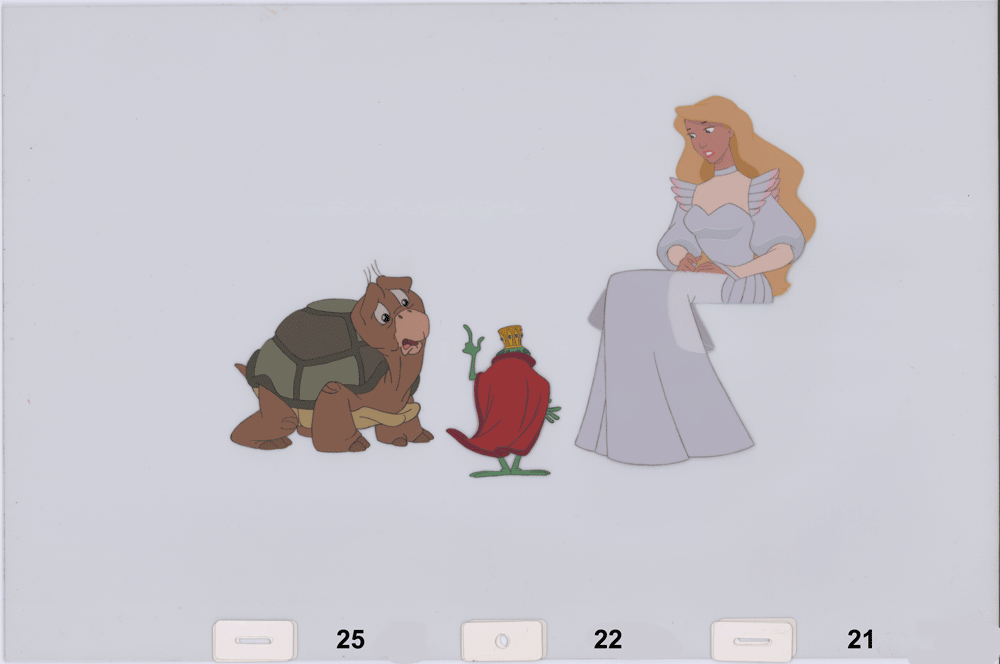 Swan Princess Celluloid Original Hand-Painted Animated Art Cel