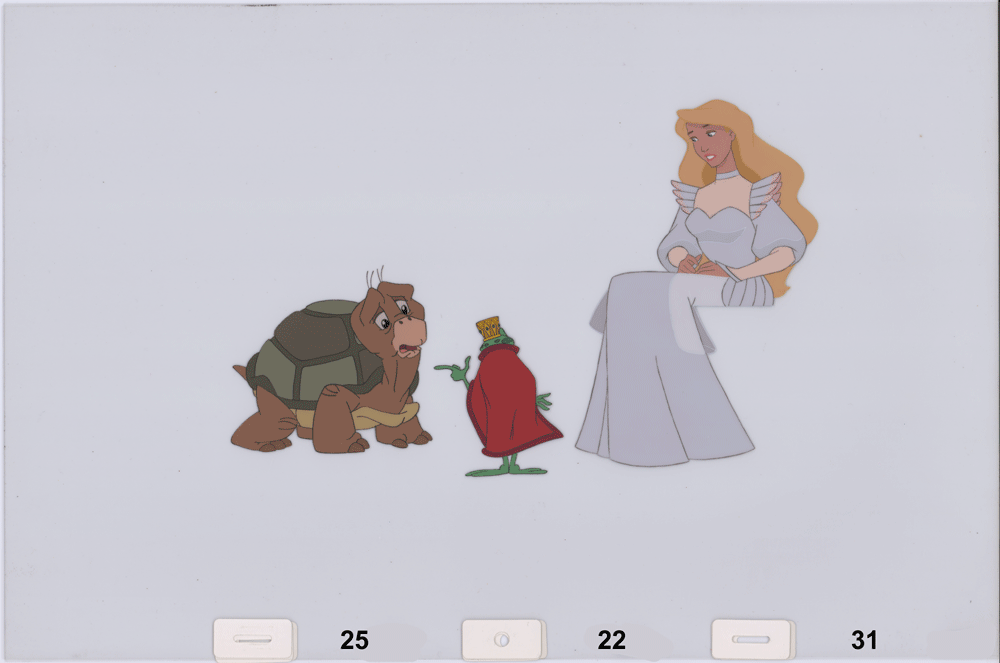 Swan Princess Celluloid Original Hand-Painted Animated Art Cel