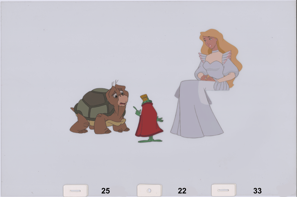 Swan Princess Celluloid Original Hand-Painted Animated Art Cel