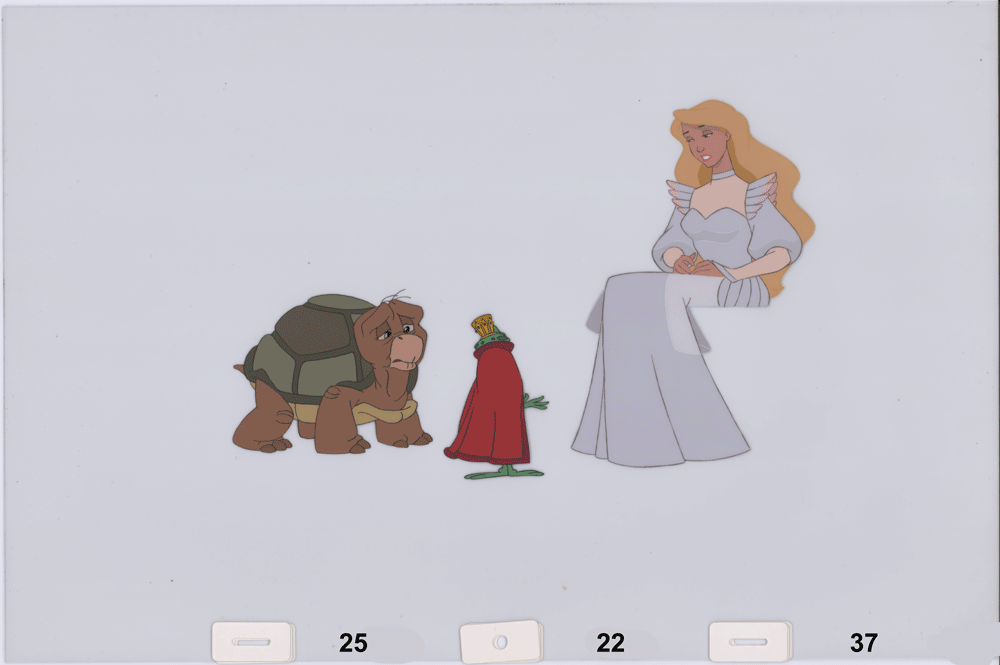 Swan Princess Celluloid Original Hand-Painted Animated Art Cel