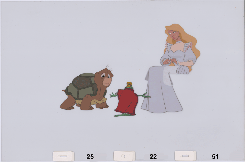 Swan Princess Celluloid Original Hand-Painted Animated Art Cel